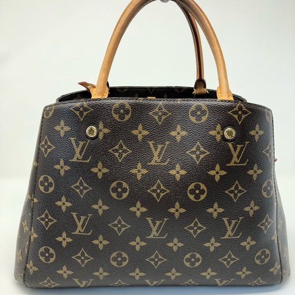 Auth Louis Vuitton Montaigne MM Bag Satchel - Picture 3 of 8